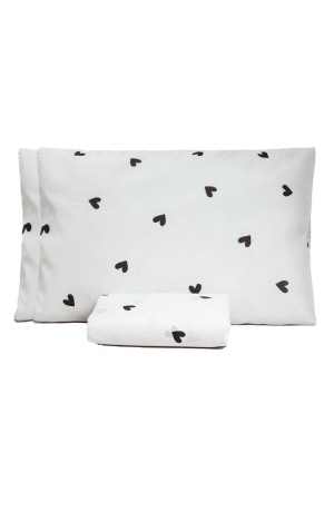 Jogo de Cama Essencialle 150 Fios Margaridas Casal 3 Peças