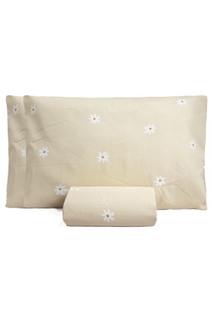 Jogo de Cama Essencialle 150 Fios Margaridas Queen 3 Peças