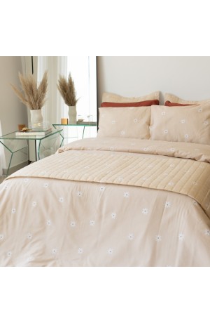 Jogo de Cama Essencialle 150 Fios Margaridas Queen 4 peças