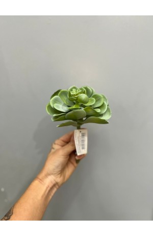 Suculenta Verde Clara - 17cm ( Artificial )