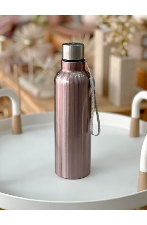 Garrafa de Inox Rosa - 800ml
