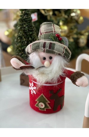 Caixa Decorativa de Natal - Papai Noel