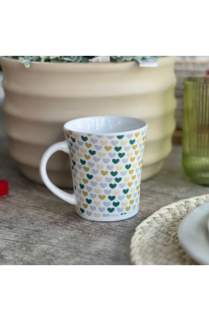 Caneca Corações 300ml Mod 1