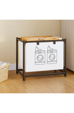 Cesto de Metal Preto 57cm