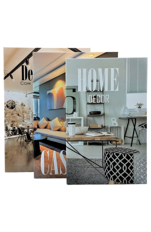Caixa Livro Decorativa com 3 Peças - Decoração com Harmonia