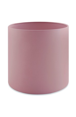 Cachepot Rosa Redondo em Metal G