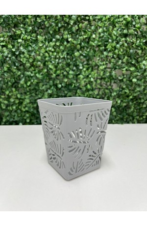 Porta Treco Cinza Quadrado