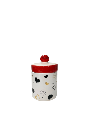 Porta Joia Boca de Ceramica com Tampa G