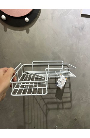 Suporte Branco Multiuso de Canto