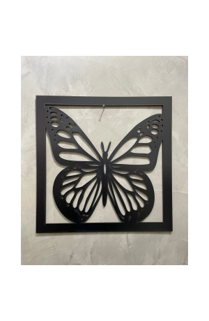 Quadro Borboleta MDF para Parede 30X30cm